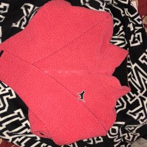 PINK Sherpa Full Zip Size XS